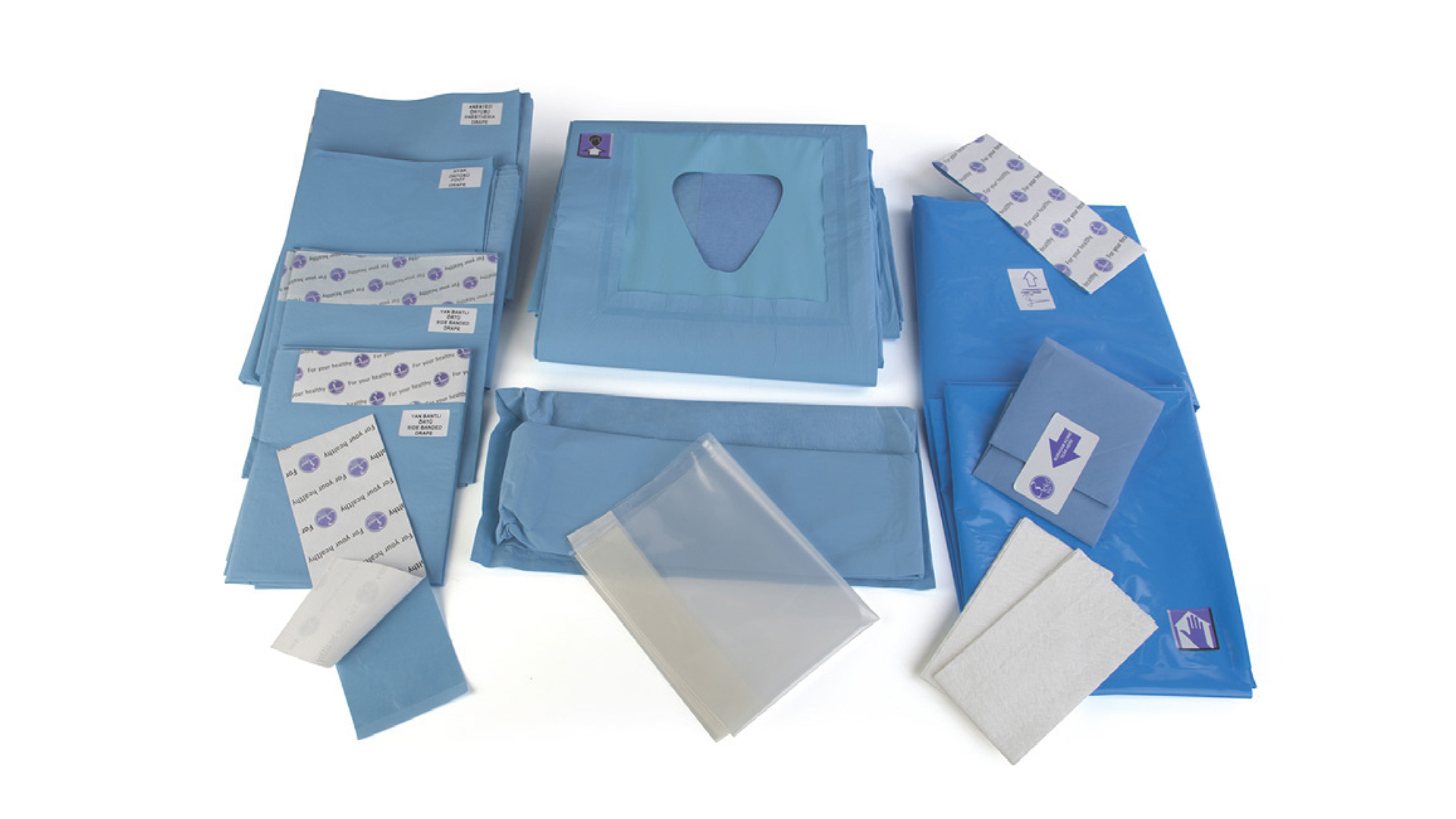 Disposable Sterile Hip Surgery Pack (with Elastic Fenestration)