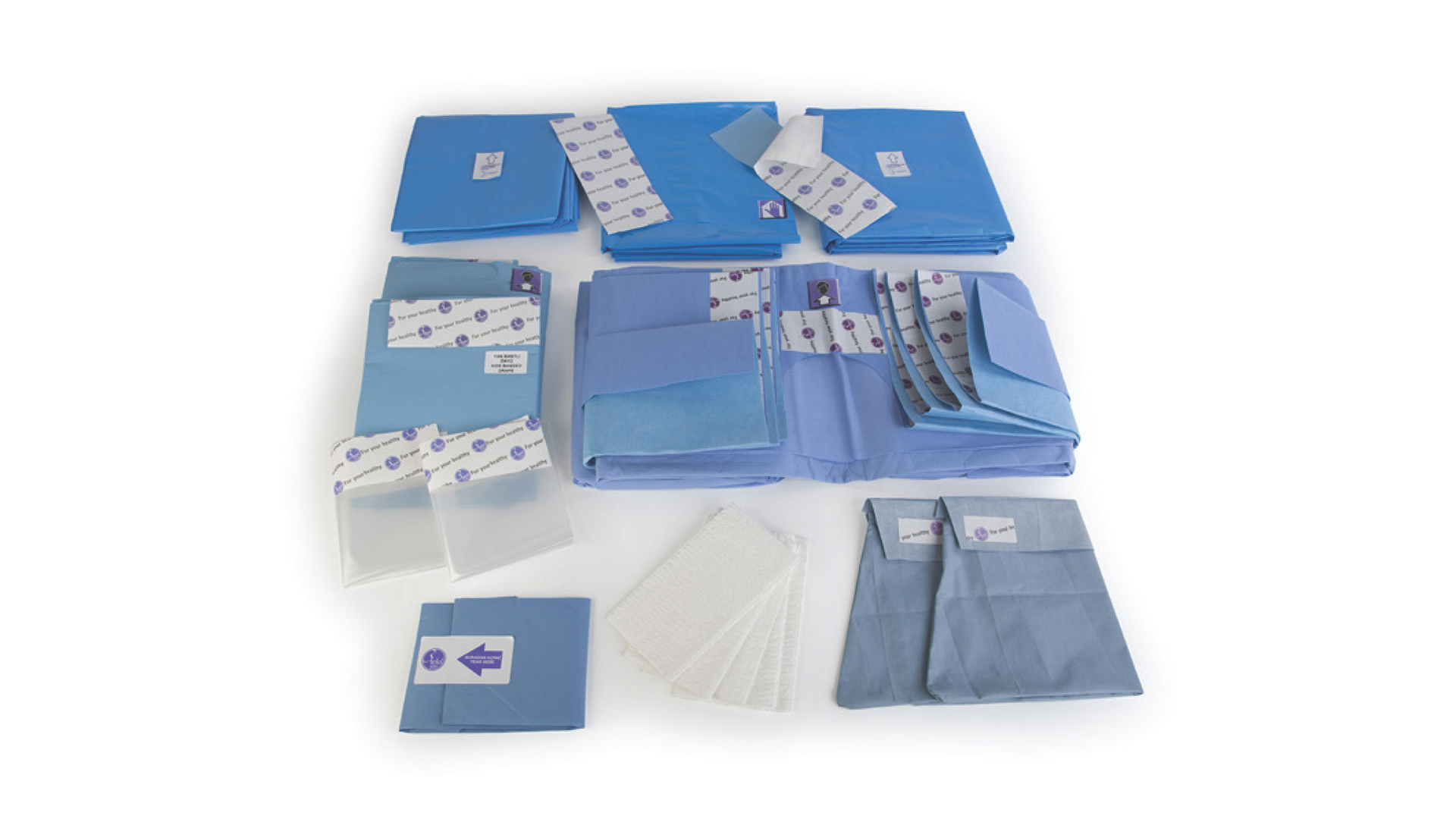 Disposable Sterile Cardiovascular Pack (“U” Split)