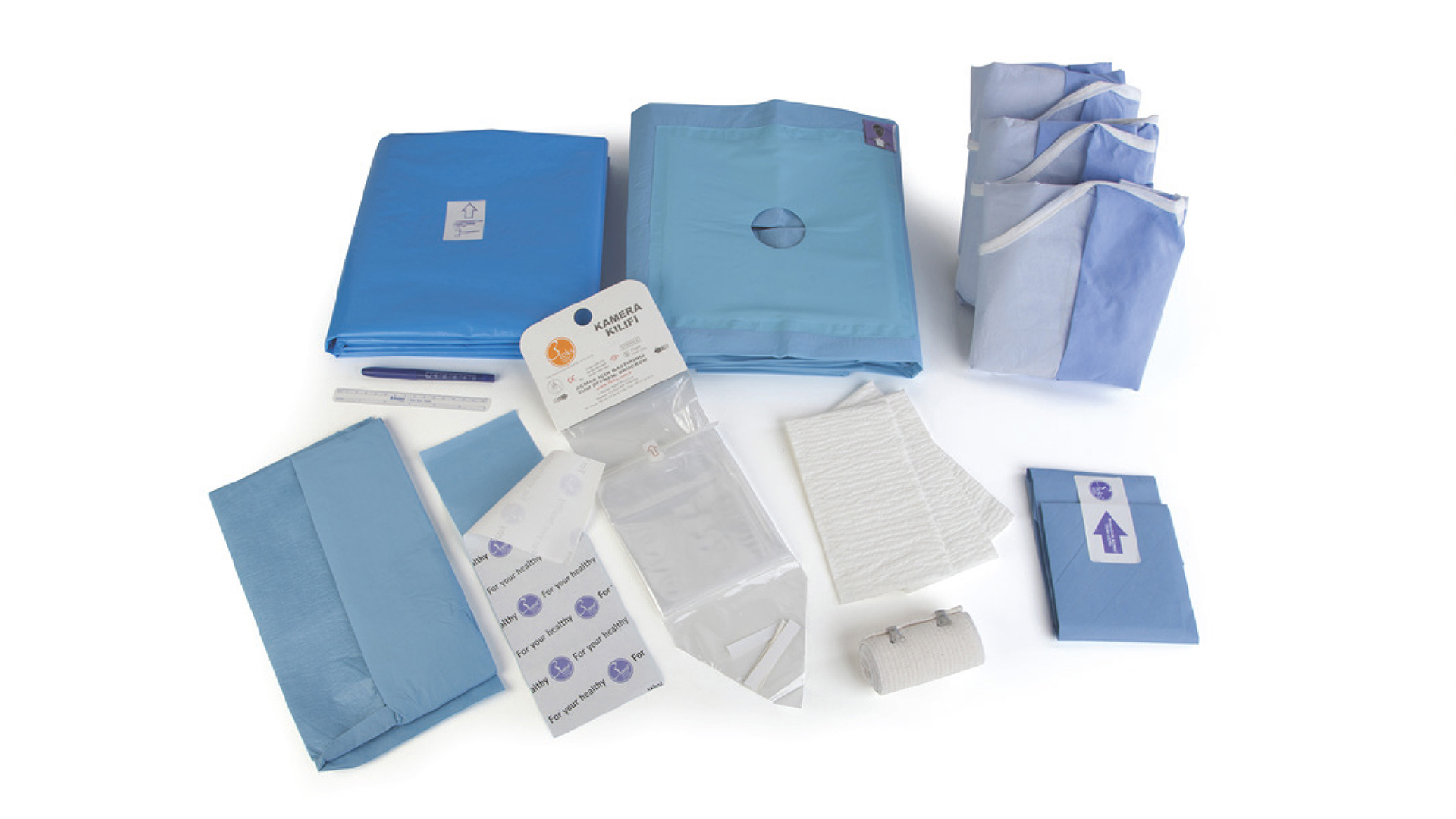 Disposable Sterile Arthroscopy Pack with Pouch